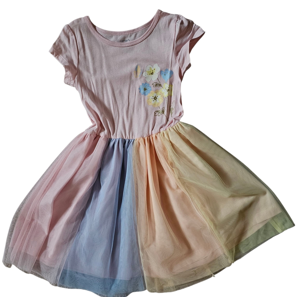 Carter's Pastel Rainbow Kids Dress